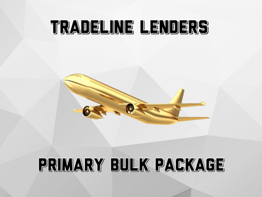 Bulk Primary Tradeline Package